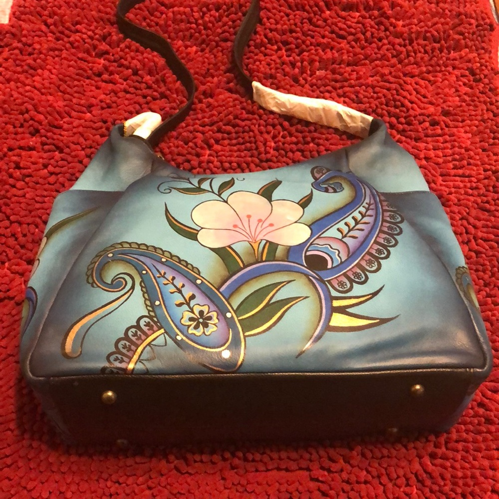 Anuschka leather purse